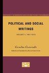 Political and Social Writings