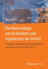 Die Honorarklage von Architekten und Ingenieuren vor Gericht