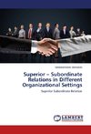 Superior - Subordinate Relations in Different Organizational Settings