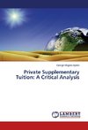Private Supplementary Tuition: A Critical Analysis