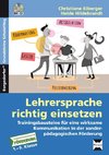 Lehrersprache richtig einsetzen