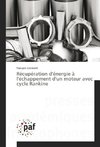 Récupération d'énergie à l'échappement d'un moteur avec cycle Rankine