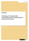 Ermittlung des immateriellen Unternehmenswerts mittelständischer Familienunternehmen