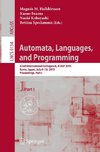 Automata, Languages, and Programming