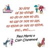 50 Lists of 50 Things to Do or Not to Do, to Say or Not to Say, to Think or Not to Think, Etc., Etc.,