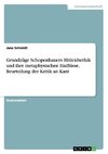 Grundzüge Schopenhauers Mitleidsethik und ihre metaphysischen Einflüsse. Beurteilung der Kritik an Kant