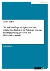 Die Kolonialfrage im Spektrum der politischen Parteien im Zeitraum von der Reichsgründung 1871 bis zur Jahrhundertwende.