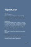 Hegel-Studien / Hegel-Studien