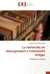 La recherche en management à l'Université d'Alger