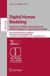 Digital Human Modeling - Applications in Health, Safety, Ergonomics and Risk Management: Ergonomics and Health