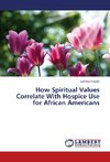 How Spiritual Values Correlate With Hospice Use for African Americans