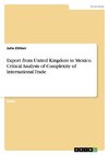 Export from United Kingdom to Mexico. Critical Analysis of Complexity of International Trade