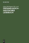 Frühneuhochdeutsches Lesebuch