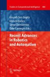 Recent Advances in Robotics and Automation