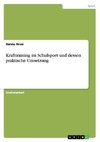 Krafttraining im Schulsport und dessen praktische Umsetzung