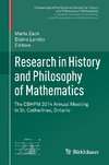 Research in History and Philosophy of Mathematics