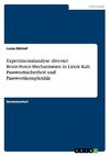 Experimentalanalyse diverser Brute-Force-Mechanismen in Linux Kali. Passwortsicherheit und Passwortkomplexität