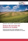 Índice de sorción de fósforo en suelos