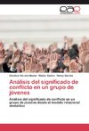 Análisis del significado de conflicto en un grupo de jóvenes