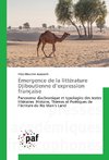 Émergence de la littérature Djiboutienne d'expression française