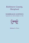 Baltimore County, Maryland, Marriage Licenses