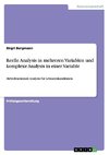 Reelle Analysis in mehreren Variablen und komplexe Analysis in einer Variable