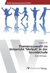 Themenauswahl im Unterricht 