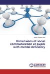 Dimensions of social communication at pupils with mental deficiency