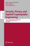 Security, Privacy, and Applied Cryptography Engineering