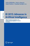 KI 2015: Advances in Artificial Intelligence