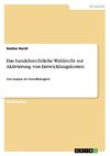 Das handelsrechtliche Wahlrecht zur Aktivierung von Entwicklungskosten