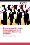 Importancia del clima organizacional en la creación de nuevas unidades