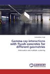 Gamma ray interactions with flyash concretes for different geometries