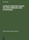 Lemmatisierter Index zu den Werken des Strickers