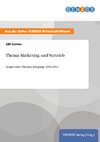 Thema Marketing und Vertrieb