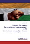 Success factors of international business with India