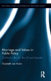 Marriage and Values in Public Policy