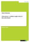 Educazione e politica negli scritti di Riccardo Bauer