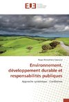 Environnement, développement durable et responsabilités publiques