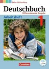 Deutschbuch Band 1: 5. Schuljahr zum Bildungsplan 2016. Realschule Baden-Württemberg - Arbeitsheft mit Lösungen