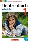 Deutschbuch Gymnasium Band 1: 5. Schuljahr - Bildungsplan 2016- Baden-Württemberg - Arbeitsheft mit Lösungen und interaktiven Übungen auf scook.de