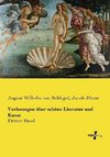 Vorlesungen über schöne Literatur und Kunst