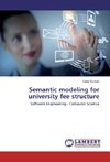 Semantic modeling for university fee structure