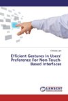 Efficient Gestures In Users' Preference For Non-Touch-Based Interfaces