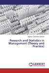 Research and Statistics in Management (Theory and Practice)