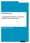 La información científica en los diarios españoles más representativos