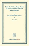 Deutsche Wirtschaftsgeschichte