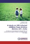 A study on HIV infected children from Krishna district, A.P., India