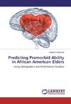 Predicting Premorbid Ability in African American Elders