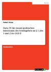 Hartz IV. Die (sozial-)politischen Intentionen des Gesetzgebers im § 1, Abs. 1 und 2 des SGB II